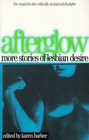 Cover of: Afterglow by Karen Barber