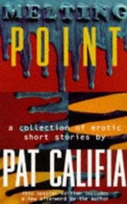 Cover of: Melting point by Patrick Califia-Rice