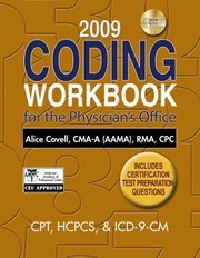 Cover of: 2009 Coding Workbook for the Physicians Office