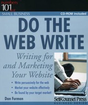 Cover of: Do The Web Write Writing For And Marketing Your Website by 