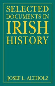 Cover of: Selected Documents in Irish History