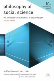 Cover of: Philosophy Of Social Science The Philosophical Foundations Of Social Thought