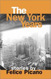 Cover of: The New York years: stories
