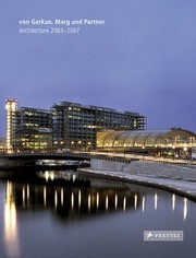 Cover of: Von Gerkan Marg Und Partners Architecture 20032007