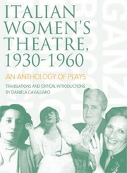 Cover of: Italian Womens Theatre 19301960 An Anthology Of Plays by Daniela Cavallaro