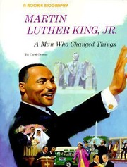 Cover of: Martin Luther King Jr A Man Who Changed Things