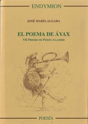 Cover of: El poema de Áyax