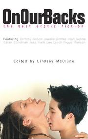Cover of: On our backs: the best erotic fiction
