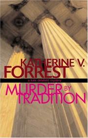 Cover of: Murder by tradition by Katherine V. Forrest