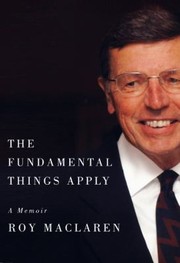Cover of: The Fundamental Things Apply A Memoir