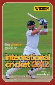 Cover of: The Wisden Guide To International Cricket 2012