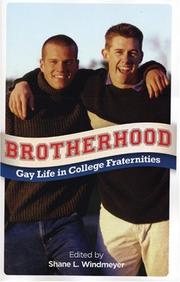 Cover of: Brotherhood by edited by Shane L. Windmeyer.