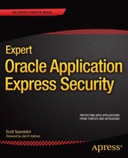 Cover of: Expert Oracle Application Express Security by 