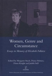Cover of: Women Genre And Circumstance Essays In Memory Of Elizabeth Fallaize