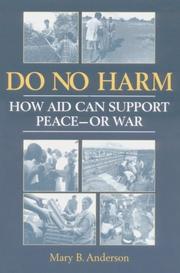 Do no harm by Mary B. Anderson