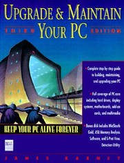 Cover of: Upgrade and Maintain Your PC With 
            
                Upgrade  Maintain Your PC WCD