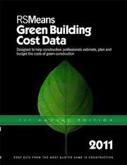 Cover of: Rsmeans Green Building Cost Data 2011
