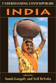 Cover of: Understanding Contemporary India (Understanding (Boulder, Colo.).)