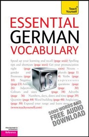 Cover of: Essential German Vocabulary
