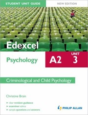 Cover of: Edexcel A2 Psychology Student Unit Guide