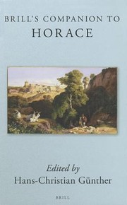 Cover of: Brills Companion To Horace by 