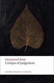 Cover of: Critique Of Judgement