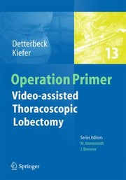 Cover of: Video  Assisted Thoracoscopic Lobectomy
            
                Operation Primers