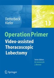 Cover of: Video  Assisted Thoracoscopic Lobectomy
            
                Operation Primers by 