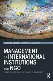 Cover of: Management of International Institutions and NGOs by 