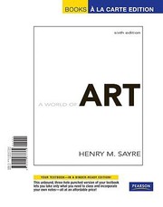 Cover of: World of Art A Books a la Carte Edition by 