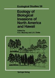 Cover of: Ecology of Biological Invasions of North America and Hawaii
            
                Ecological Studies