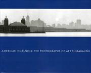 Cover of: American Horizons: The Photographs of Art Sinsabaugh