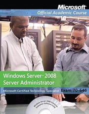 Cover of: 70646 Package
            
                Microsoft Official Academic Course
