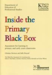 Inside the Primary Black Box by Christine Harrison