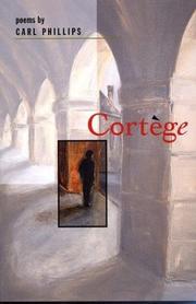 Cover of: Cortege: Poems