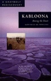 Cover of: Kabloona by Gontran De Poncins, Lewis Galantiere