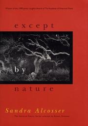 Cover of: Except by Nature
