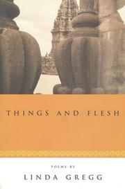 Cover of: Things and flesh: poems