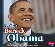 Cover of: President Barack Obama
            
                Pebble Plus