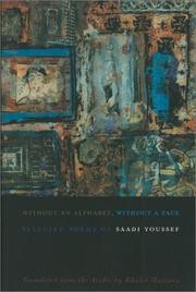 Cover of: Without an Alphabet, Without a Face: Selected Poems