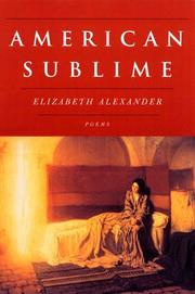Cover of: American Sublime: Poems