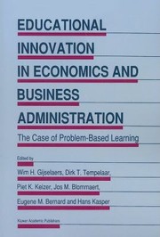 Cover of: Educational Innovation In Economics And Business Administration The Case Of Problembased Learning