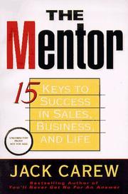 Cover of: The Mentor by Jack Carew