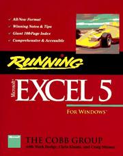 Cover of: Running Microsoft Excel 5 for Windows