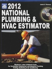 Cover of: National Plumbing  HVAC Estimator With CDROM
            
                National Plumbing  HVAC Estimator WCD