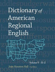 Cover of: Dictionary Of American Regional English Vol 5