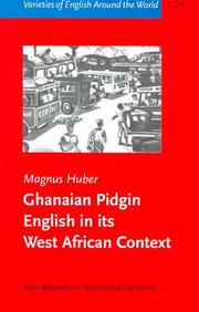 Cover of: Ghanaian pidgin English in its West African context: a sociohistorical and structural analysis