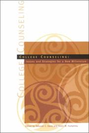 Cover of: College Counseling: Issues and Strategies for a New Millennium