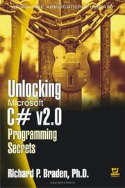 Cover of: Unlocking Microsoft C# V 2.0 Programming Secrets (Wordware Applications Library)