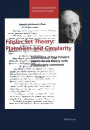 Cover of: Finsler Set Theory Platonism and Circularity